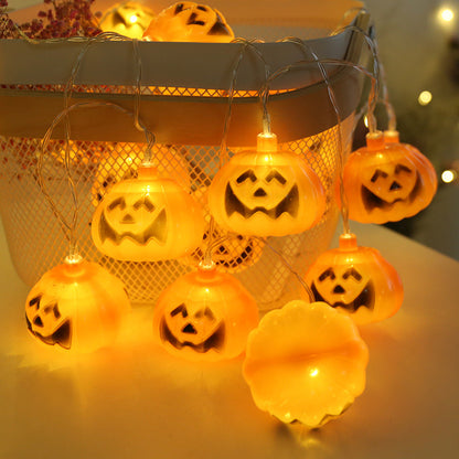 Pumpkin String Lights, 10 USB Lights