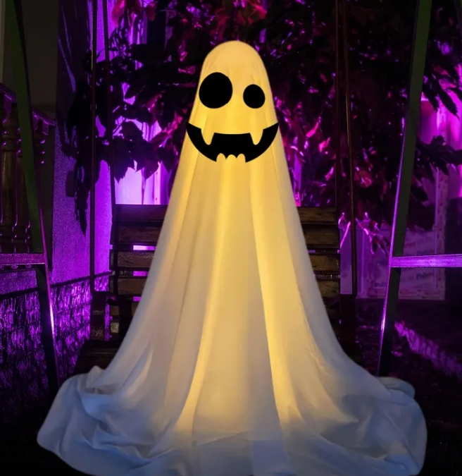 Glowing Ghost - Outdoor Halloween Yard Decoration