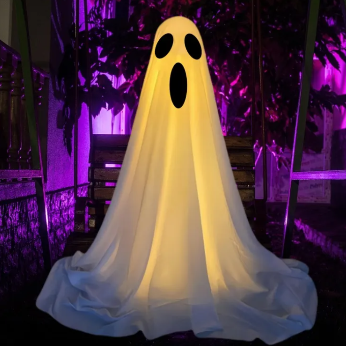 Glowing Ghost - Outdoor Halloween Yard Decoration