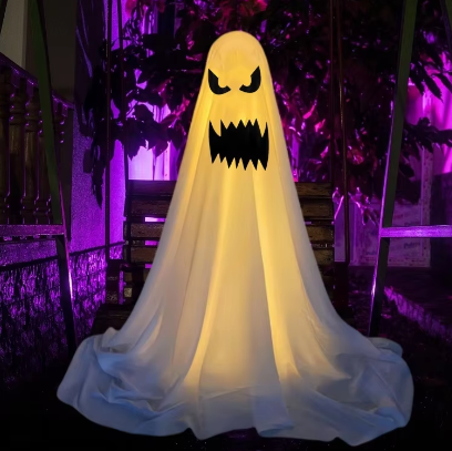 Glowing Ghost - Outdoor Halloween Yard Decoration