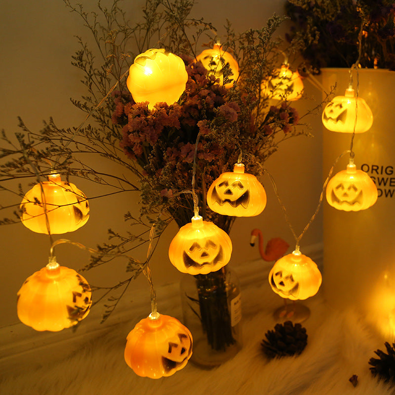 Pumpkin String Lights, 10 USB Lights