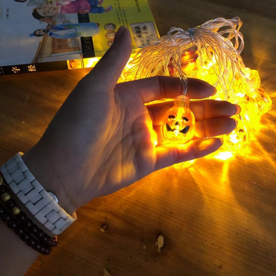 Pumpkin String Lights, 10 USB Lights