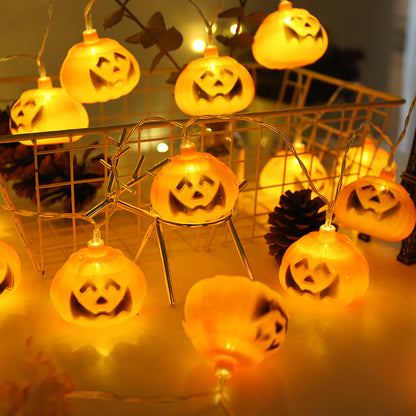 Pumpkin String Lights, 10 USB Lights